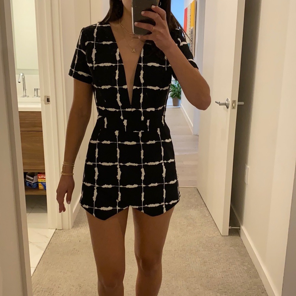 J.O.A Pane Envelope Romper